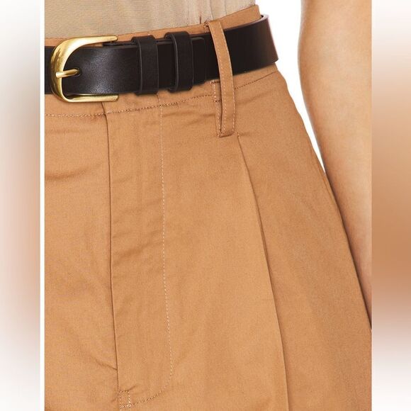 NEW HELSA Paperbag Pant in Caramel - Picture 8 of 14